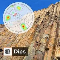 dips7.0岩质边坡运动学特征分析原理（平面滑动+倾倒+楔形体）